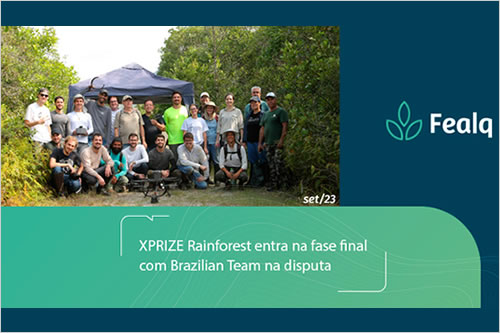 FEALQ - XPRIZE Rainforest entra na fase final com Brazilian Team na disputa